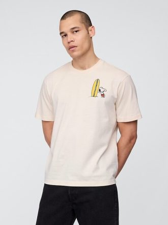 Maglietta grafica rilassata Snoopy
