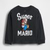 Maglietta grafica Super Mario per neonati e bambini piccoli Maglietta grafica Super Mario per neonati e bambini piccoli