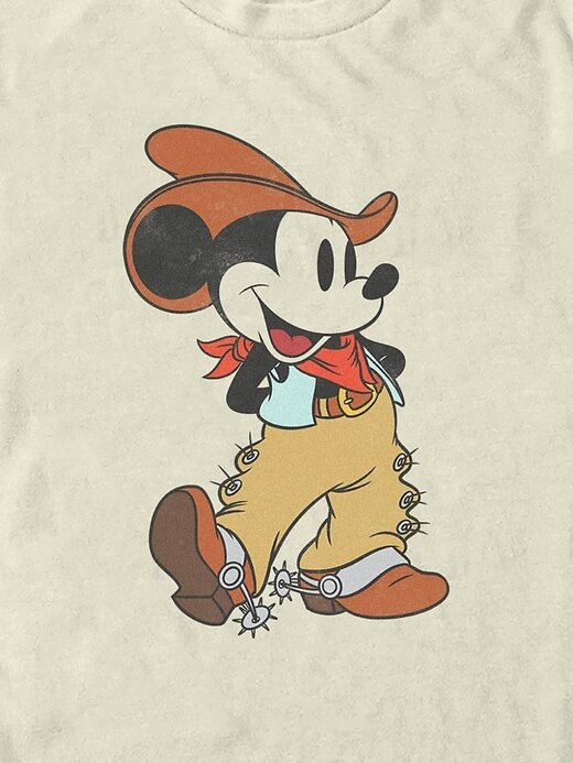 Maglietta grafica Topolino Cowboy Maglietta grafica Topolino Cowboy