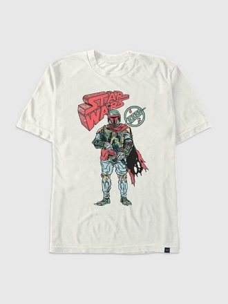 Maglietta grafica vintage di Star Wars Boba Fett