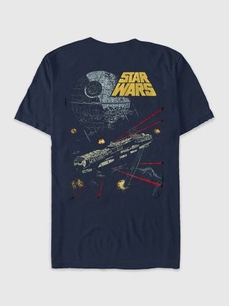 Maglietta grafica vintage di Star Wars Galaxy