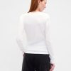 Maglietta Henley a coste moderne