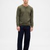 Maglietta Henley a doppia maglia Maglietta Henley a doppia maglia