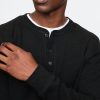 Maglietta Henley a doppia maglia Maglietta Henley a doppia maglia