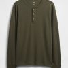 Maglietta Henley a doppia maglia Maglietta Henley a doppia maglia