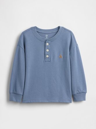 Maglietta Henley per neonati e bambini piccoli