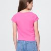 Maglietta per bambini con scollo quadrato Maglietta per bambini con scollo quadrato