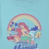 Maglietta per bambini Disney Princess Mermaid Maglietta per bambini Disney Princess Mermaid