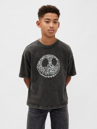 Maglietta per bambini Gap × Disney The Nightmare Before Christmas di Tim Burton con teschio