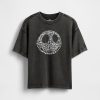 Maglietta per bambini Gap × Disney The Nightmare Before Christmas di Tim Burton con teschio Maglietta per bambini Gap × Disney The Nightmare Before Christmas di Tim Burton con teschio
