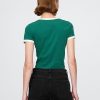 Maglietta per neonati con logo in jersey di cotone Maglietta per neonati con logo in jersey di cotone