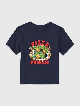 Maglietta Pizza Power per bambini, Tartarughe Ninja Mutanti Adolescenti
