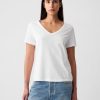 Maglietta VintageSoft in cotone biologico con scollo a V