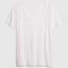 Maglietta VintageSoft in cotone biologico con scollo a V
