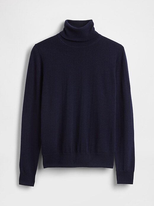 Maglione a collo alto in lana merino Maglione a collo alto in lana merino