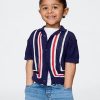 Maglione a righe con bordo per neonati e bambini piccoli Maglione a righe con bordo per neonati e bambini piccoli