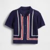 Maglione a righe con bordo per neonati e bambini piccoli Maglione a righe con bordo per neonati e bambini piccoli