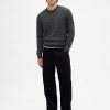 Maglione a trecce in misto lana merino Maglione a trecce in misto lana merino