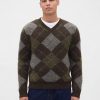 Maglione Argyle spazzolato Maglione Argyle spazzolato
