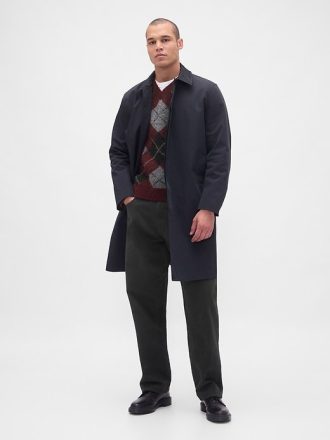 Maglione Argyle spazzolato