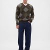 Maglione Argyle spazzolato Maglione Argyle spazzolato