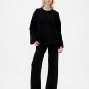 Maglione boyfriend CashSoft Shaker-Stitch Maglione boyfriend CashSoft Shaker-Stitch
