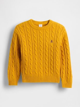 Maglione CashSoft a trecce per neonati e bambini