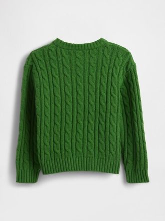 Maglione CashSoft a trecce per neonati e bambini