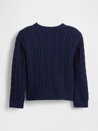 Maglione CashSoft a trecce per neonati e bambini