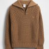 Maglione con cerniera a un quarto per neonati e bambini piccoli Maglione con cerniera a un quarto per neonati e bambini piccoli