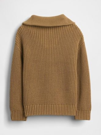 Maglione con cerniera a un quarto per neonati e bambini piccoli