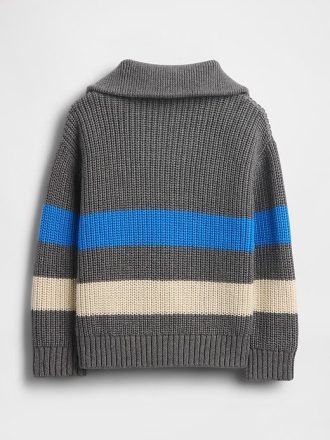 Maglione con cerniera a un quarto per neonati e bambini piccoli