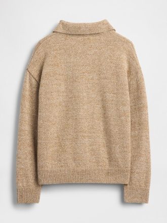 Maglione con colletto e bottoni sul davanti per neonati e bambini piccoli