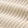 Maglione con scollo a V in 100% cotone con punto shaker