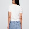 Maglione corto in maglia a trecce 100% cotone