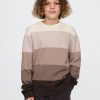 Maglione girocollo a righe CashSoft per bambini Maglione girocollo a righe CashSoft per bambini