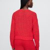 Maglione girocollo all’uncinetto in 100% cotone