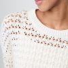 Maglione girocollo all’uncinetto in 100% cotone