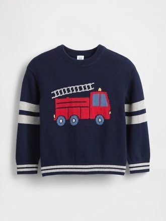 Maglione girocollo grafico per neonati e bambini