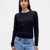 Maglione girocollo in lana merino