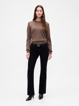 Maglione girocollo in lana merino
