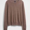 Maglione girocollo in lana merino