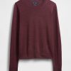 Maglione girocollo in lana merino
