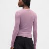 Maglione Henley a coste trasparenti Maglione Henley a coste trasparenti
