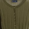 Maglione Henley a coste trasparenti