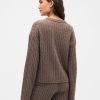 Maglione oversize in maglia a trecce CashSoft Maglione oversize in maglia a trecce CashSoft