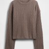 Maglione oversize in maglia a trecce CashSoft Maglione oversize in maglia a trecce CashSoft