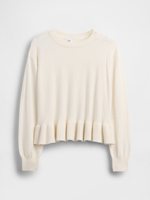 Maglione peplo rilassato per bambini Maglione peplo rilassato per bambini