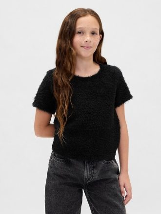 Maglione per bambini con ciglia riciclate
