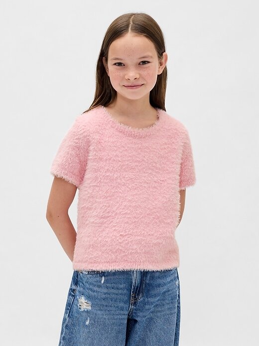 Maglione per bambini con ciglia riciclate Maglione per bambini con ciglia riciclate